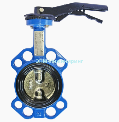 Дисковый затвор VP5445S Tecofi, DN 50, ЭПДМ жаростойкий, Рукоятка