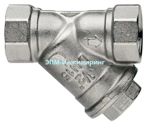 Фильтр нержавеющий косой Вр/Вр Ду 32 (1 1/4") AISI 316 муфтовый от компании ООО "ЭПМ-Инжиниринг"
