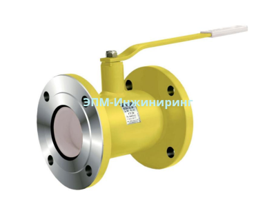 Шаровой стальной кран для газа фланец/фланец полнопроходной, с рукояткой, КШ.Ц.Ф.GAS.040.040.П/П.02, DN 40, PN 40, Строительная длина 290