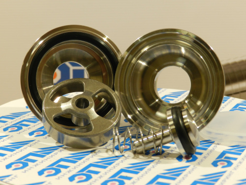 Клапан обратный кламп нержавеющий DIN DN-25 AISI 316 кламп фаленц 50,5 от компании ООО "ЭПМ-Инжиниринг"