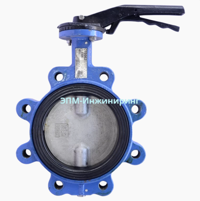 Дисковый затвор VPI4649 Tecofi, DN 40, ЭПДМ жаростойкий, PN 16, Рукоятка