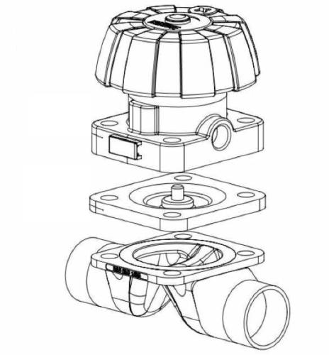 Мембранный клапан из нержавеющей стали под сварку DIN DN-25 29 мм 1,5 (1,65) мм AISI316 от компании ООО "ЭПМ-Инжиниринг"