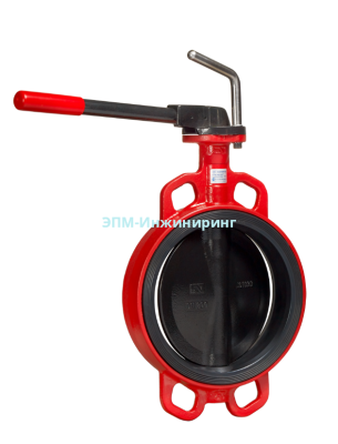 Дисковый поворотный затвор, ЗПВС-FL(W)-3-040-MN-E, DN 40, PN 16