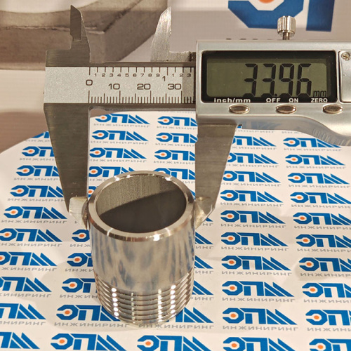 Ниппель приварной нержавеющий Ду 25 (1") AISI 304 (резьба, полусгон), (33,7 Мм) от компании ООО "ЭПМ-Инжиниринг"