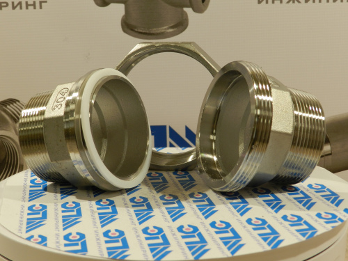 Американка нержавеющая Нр/Нр Ду 25 (1", 33,7 мм) AISI 304 PTFE (прокладка фторопластовая) от компании ООО "ЭПМ-Инжиниринг"