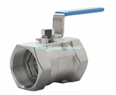 Шаровой стальной кран ВР-ВР, с рукояткой, BV16, Kvs, м3/ч 60, DN 40, Строительная длина 83, PN 63