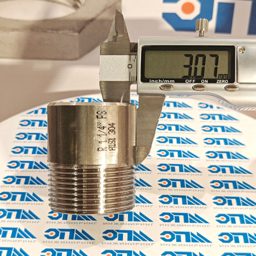 Ниппель приварной нержавеющий Ду 32 (1 1/4") AISI 304 (резьба, полусгон), (42,4 Мм) от компании ООО "ЭПМ-Инжиниринг"