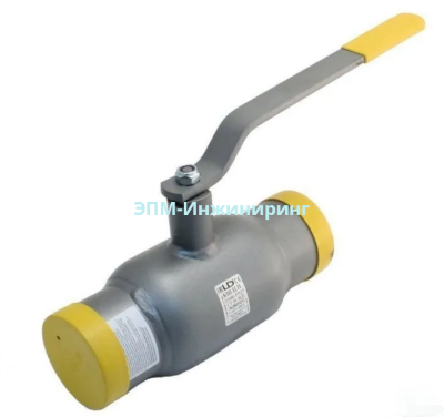 Шаровой стальной кран сварка/сварка полнопроходной, с рукояткой, КШЦП из стали 20 Ду 40 Ру4,0 (полн), DN 40, PN 40, Строительная длина 270