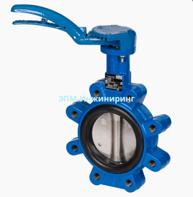 Дисковый затвор VFY-LH Danfoss, DN 40, ЭПДМ жаростойкий, нержавеющая сталь AISI316