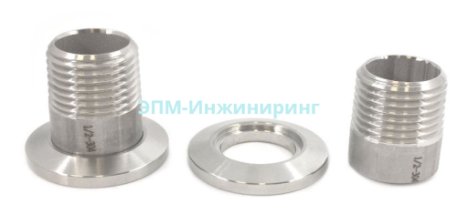 Фланец из нержавеющей стали кламп ISO DN-32 42,4 мм 64 мм AISI316 340 от компании ООО "ЭПМ-Инжиниринг"